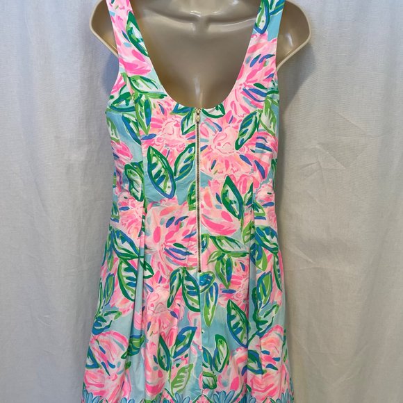 Lilly Pulitzer Linnet Dress Totally Blossom - Picture 4 of 5